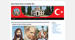 Desktop Screenshot of karlikoyucemevi.com